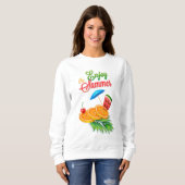 Genießen Sie den Sommer mit Früchten Sweatshirt (Vorne ganz)