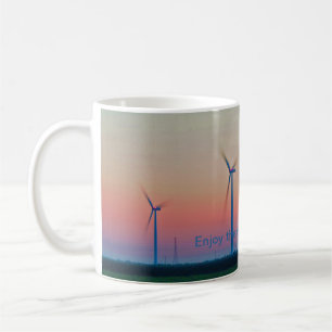 Genießen Sie den Sonnenaufgang Kaffeetasse