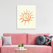 Genießen Sie den Sonnenschein Leinwanddruck (Insitu (Wohnzimmer))