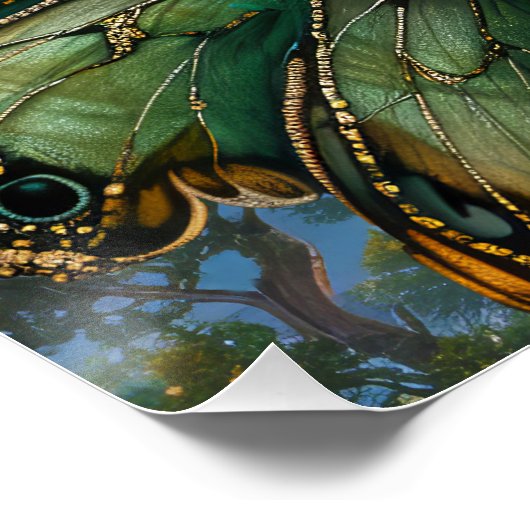 Genießen Sie den Sonnenuntergang außerhalb ihrer Z Poster (Ecke)