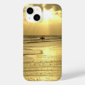 Genießen Sie den Strand bei Sunset iPhone Case (Rückseite)