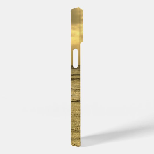 Genießen Sie den Strand bei Sunset iPhone Case (Rückseite / Rechts)