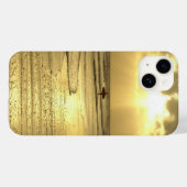 Genießen Sie den Strand bei Sunset iPhone Case (Rückseite (Horizontal))