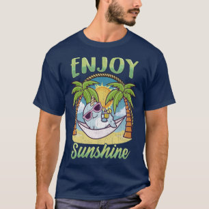 Genießen Sie den Sunshine Narwhal Hammock Beach T-Shirt