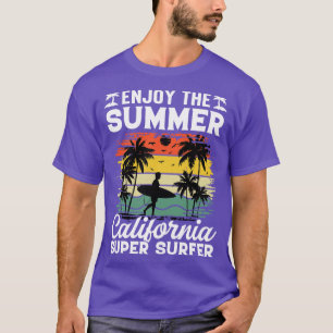 Genießen Sie den Super Surfer im Sommer California T-Shirt