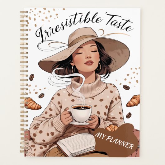 „Genießen Sie den Tag“ Kaffee-Inspiriert Planer (Vorderseite)