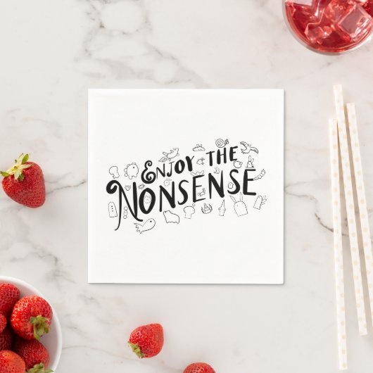 Genießen Sie den Unsinn Serviette (Beispiel)