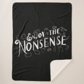 Genießen Sie den Unsinn Sherpadecke (Vorderseite)