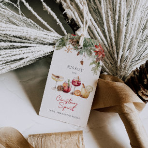 Genießen Sie den Weihnachtsgeist  Geschenkanhänger