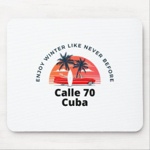 Genießen Sie den Winter in Calle 70 Cu in Clic Car Mousepad