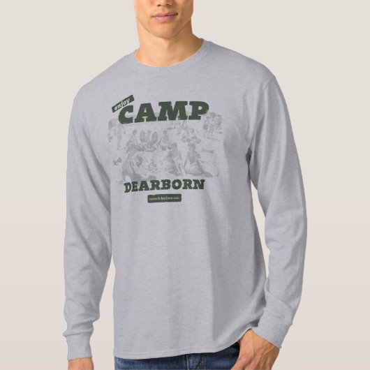 Genießen Sie der LS-T-Shirt Lager-Dearborn-Männer T-Shirt (Vorderseite)