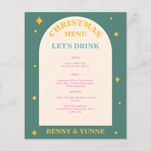 Genießen Sie die angenehm hellen Farben der Weihna (Rückseite)