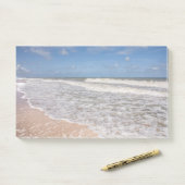 Genießen Sie die Ansicht des tropischen Strandes Post-it Klebezettel (Auf Schreibtisch)