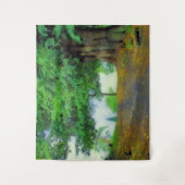 Genießen Sie die atemberaubende Landschaft. Wandteppich (Vorderseite)