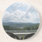 Genießen Sie die Aussicht! Getränkeuntersetzer (Vorne)