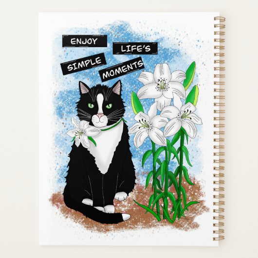 Genießen Sie die einfachen Momente des Lebens | Zi Planer (Rückseite)