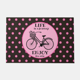 Genießen Sie die Fahrt | Fahrrad mit Motivierend B Fußmatte