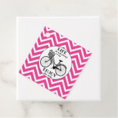 Genießen Sie die Fahrt | Fahrrad mit Motivierend B Geschenkanhänger (Beispiel)