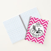 Genießen Sie die Fahrt | Fahrrad mit Motivierend B Notizblock (Innenseite)