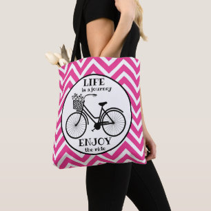 Genießen Sie die Fahrt Fahrrad mit Motivierend B Tasche