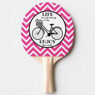 Genießen Sie die Fahrt   Fahrrad mit Motivierend B Tischtennis Schläger