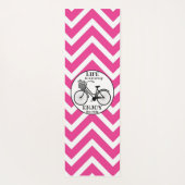 Genießen Sie die Fahrt | Fahrrad mit Motivierend B Yogamatte (Rückseite)