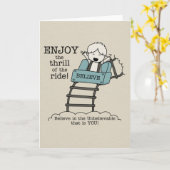 Genießen Sie die Fahrt Karte (Gelbe Blume)