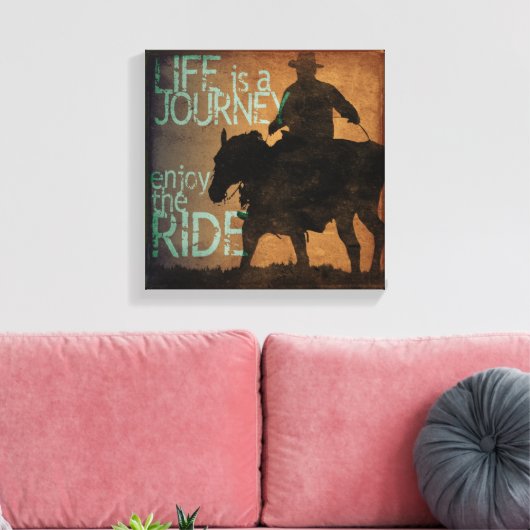 Genießen Sie die Fahrt Leinwanddruck (Insitu (Wohnzimmer))