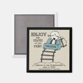 Genießen Sie die Fahrt Magnet (Vorderseite/Rückseite)