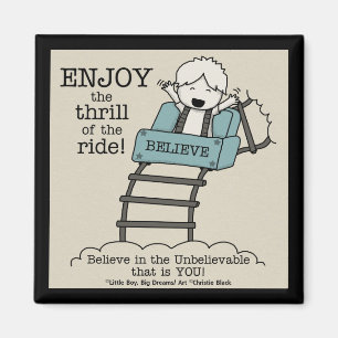 Genießen Sie die Fahrt Magnet