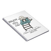 Genießen Sie die Fahrt Notizblock (Rechte Seite)