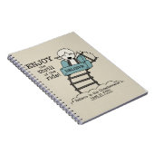 Genießen Sie die Fahrt Notizblock (Rechte Seite)