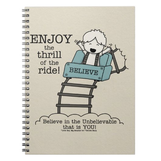 Genießen Sie die Fahrt Notizblock (Vorderseite)