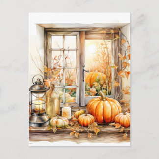 Genießen Sie die Farben des Herbstes | glücklicher Postkarte
