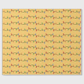Genießen Sie die farbenfrohe Saison der Lichter Geschenkpapier (Flach)