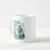 Genießen Sie die Freude am Fischen Kaffeetasse (Vorderseite Links)
