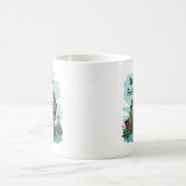 Genießen Sie die Freude am Fischen Kaffeetasse (Mittel)