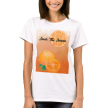Genießen Sie die frische Orange Wasserfarbe Botani