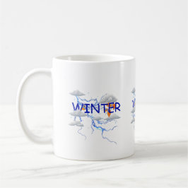 Genießen Sie die gemütlichen Winterspiele mit unse Kaffeetasse