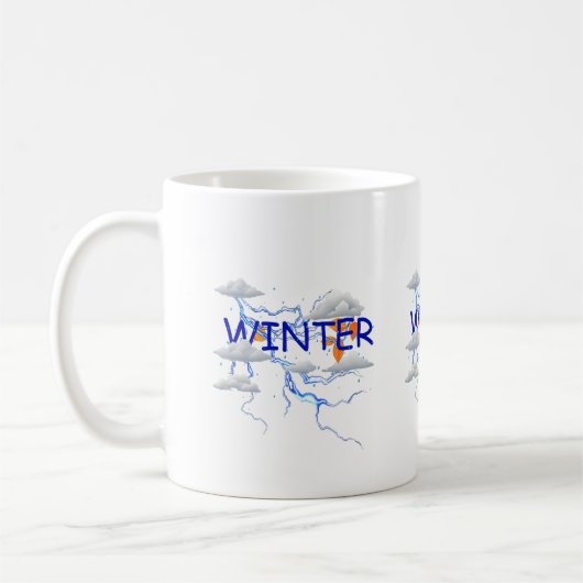 Genießen Sie die gemütlichen Winterspiele mit unse Kaffeetasse (Links)