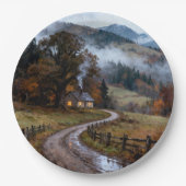 Genießen Sie die Herbstsaison Pappteller (Vorderseite)