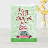 Genießen Sie die Jahreszeit Karte (Gelbe Blume)