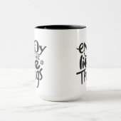 Genießen Sie die kleine Sache-Tasse Tasse (Zentrum)