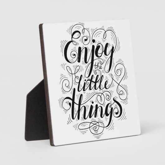 Genießen Sie die kleinen Dinge 1 Fotoplatte (Vorderseite)