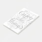 Genießen Sie die kleinen Dinge 1 Post-it Klebezettel (angewinkelt)