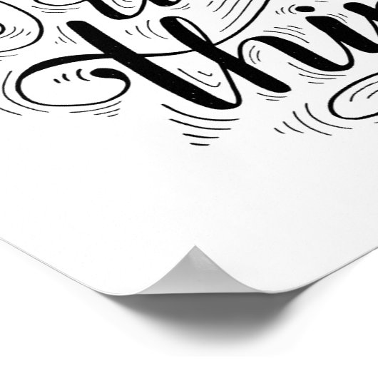 Genießen Sie die kleinen Dinge 1 Poster (Ecke)