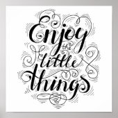 Genießen Sie die kleinen Dinge 1 Poster (Vorne)