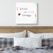 Genießen Sie die kleinen Dinge 2 Leinwanddruck (Insitu (Schlafzimmer))