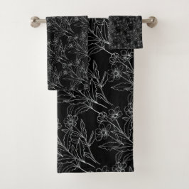 Genießen Sie die Kleinen Dinge Blume Badhandtuch Set