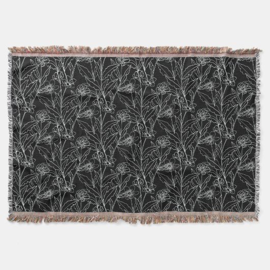 Genießen Sie die Kleinen Dinge Blume Decke (Vorderseite)